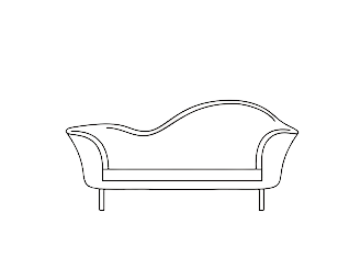sofa dibujo minimalista